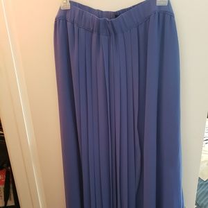 Sheer maxi skirt with mini slip